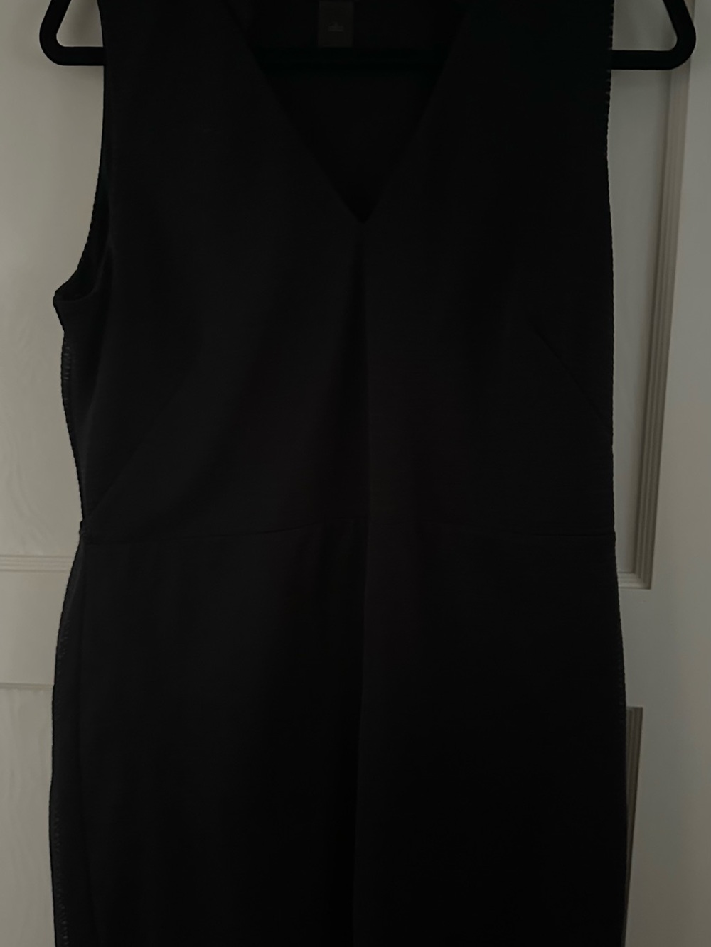 Ann Taylor Navy Sleeveless V-Neck Maxi Dress